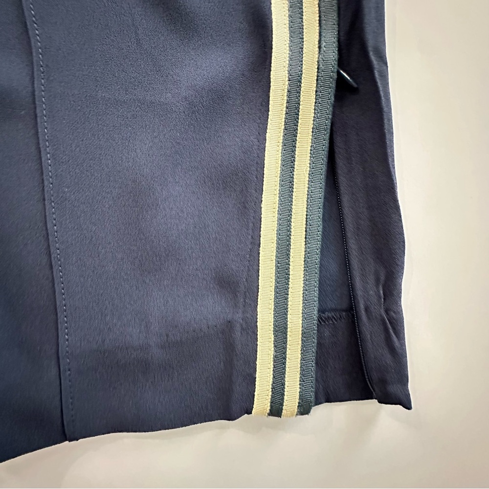J. Crew Crepe Track Pants in Navy | 16 | NWT - Picture 7 of 16